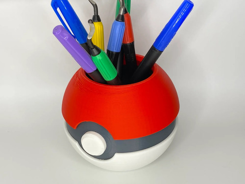 Lapicero - Organizador De Escritorio - Pokebola - Pokemon