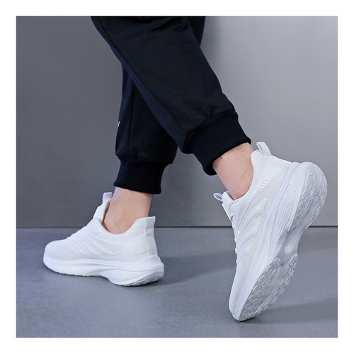 Zapatos Unisex Correr Tenis Amortiguación Cómodo Antidesliza