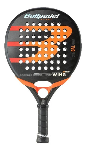 Paleta Padel Bullpadel Wing Avant 21 Pala + Funda Color Negro/naranja