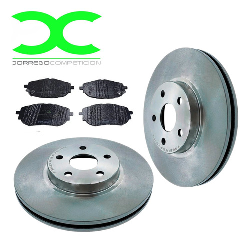 Kit Discos Pastillas De Freno Delantero Toyota Corolla 2016/
