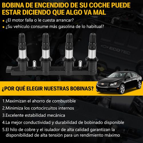 Bobina Encendido Sonic/trax Cruze 1.6l/1.8l 2012-2020