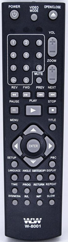 Planeta-controle Remote Dvd Nks  Embal:200pcs Ref:w-8001