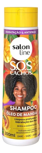 Shampoo Sos Cachos Óleo De Manga Salon Line 300ml