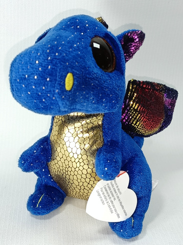 Peluche Dragón Saffire Original Ty Importado 15 Cms 