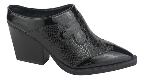 Zapato Chalada Mujer Way-1 Negro Casual