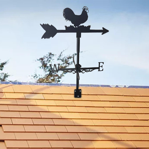 Imagen 6 de 8 de Veleta Con Forma De Gallo Para Montaje En Techo, Veleta De