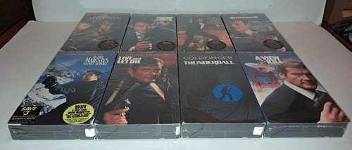 Lote De 8 Peliculas James Bond 007 Vhs (Usado)