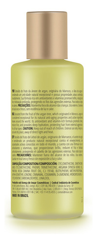 Inoar Aceite De Argan Tratamiento Hidratante Protector 60ml