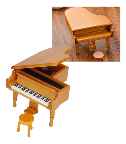 Caja De Música En Forma De Piano Caja De Música De Piano De