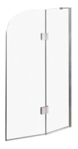 Imagen 1 de 9 de Mampara Baño Rebatible + Paño Fijo 120 X 190 18 Cuotas