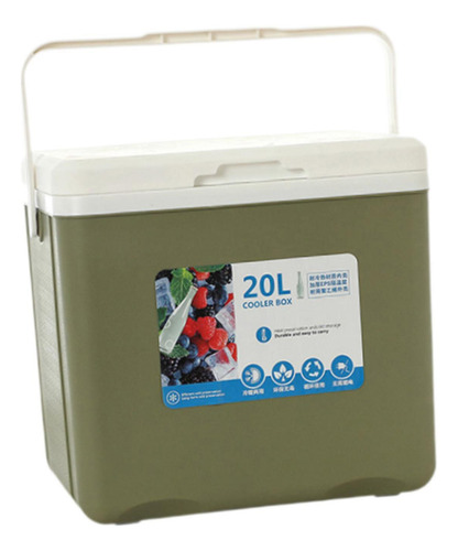 Caixa Térmica Caixa De Gelo Caixa De Gelo Dura Verde