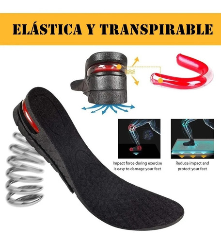Imagen 4 de 5 de Plantilla Ortopédica Ajustable Deportiva Silicon Gel Calzado
