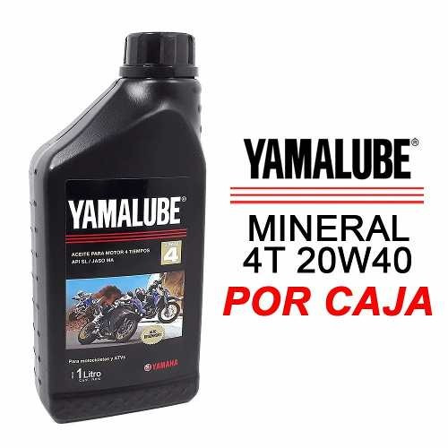 Aceite Yamalube Mineral 4t 20w40 X Caja 12 Lts - Um
