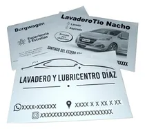 Comprar 300 Alfombras Papel Para Lavadero Autos Personalizada 30x40
