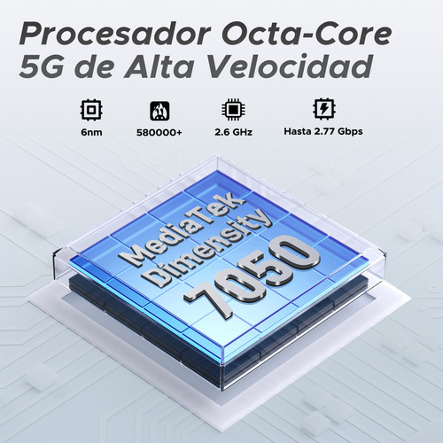 Smartphone Doogee S200 5G celulares Con Doble Sim Gris 256 Gb de Almacenamiento 32 Gb de Ram Android 14