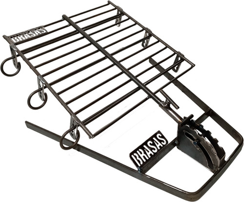 Imagen 4 de 8 de Asador Criollo Parrilla Pinche Portatil Fogon 4kg - Brasas®