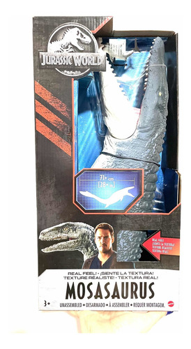 Dinosaurio Mosasaurus Jurassic World De 71 Cm Textura Real