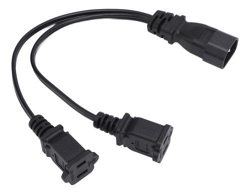 Cable De Alimentación Iec320 C14 A Nema 1 15r, 2 Divisores H