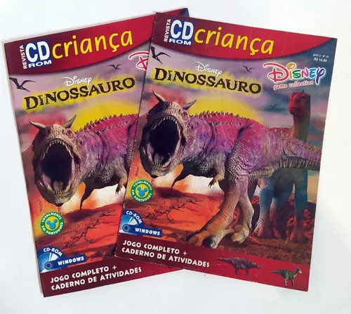 Disney Dinossauro Game Para Pc - Revista Cd Rom Criança Nº26