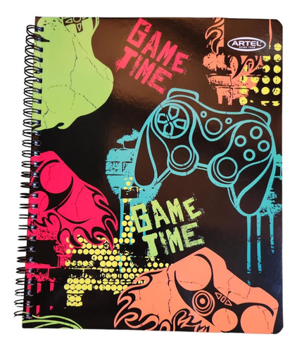 Cuaderno Universitario Gamers Artel Gamer Time 100hjs. 7mm. 