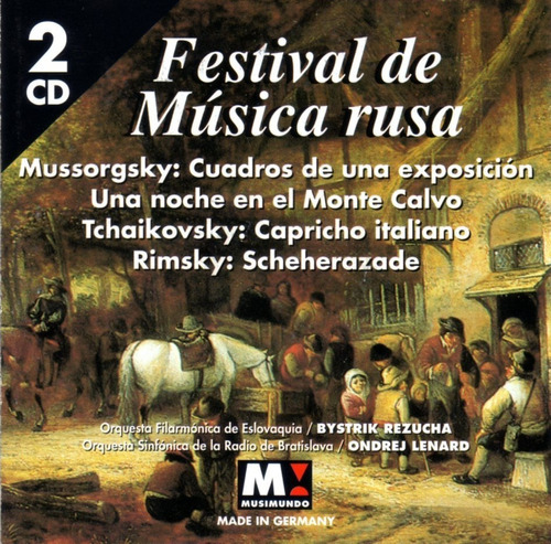 Festival De Música Rusa / Cd Doble Excelente Estado 