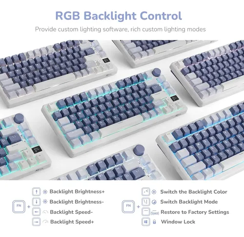 Teclado Mecanico Rk Royal Kludge M75 Teclado Para Juegos Con