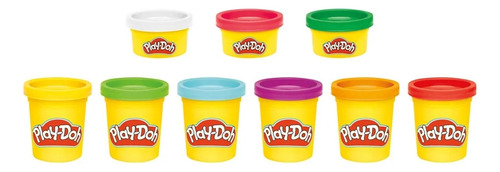 Play-doh Colorido Jardín Set De 9 Latas De Masa Para Moldear