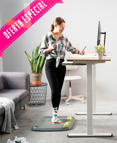 Escritorios Con Altura Ajustable Tablero 120cm