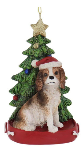 Cavalier King Charles Spaniel - Adorno Para Arbol De Navidad