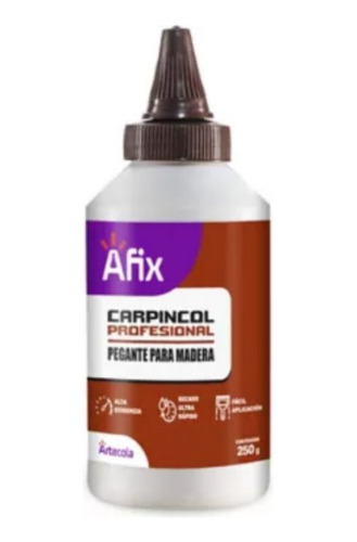 Pegante Tipo Colbón Para Madera Afix Carpincol Mr60 X 250 Gr