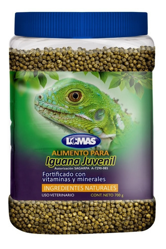 700 Gr Alimento Para Iguana Juvenil