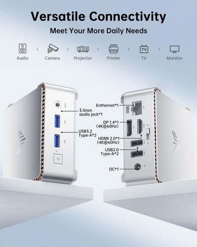 Kamrui E2 Mini Pc, 11 Pro Intel Twin Lake N150 Mini Computer