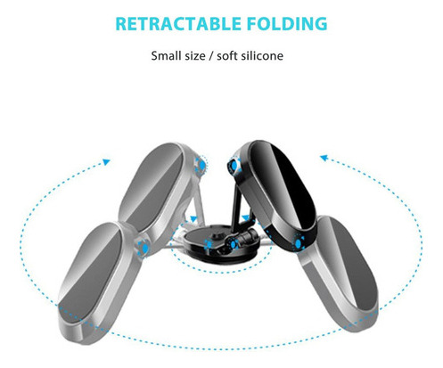 A Soporte Magnético For Teléfono Con Rotación De 360° Y