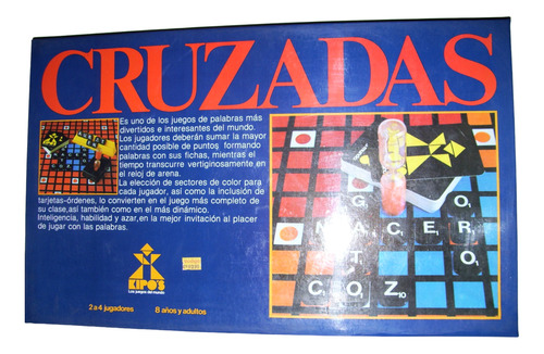 Cruzadas Juego De Mesa Vintage. Fabrica Kipo´s, Años 80 Arg.