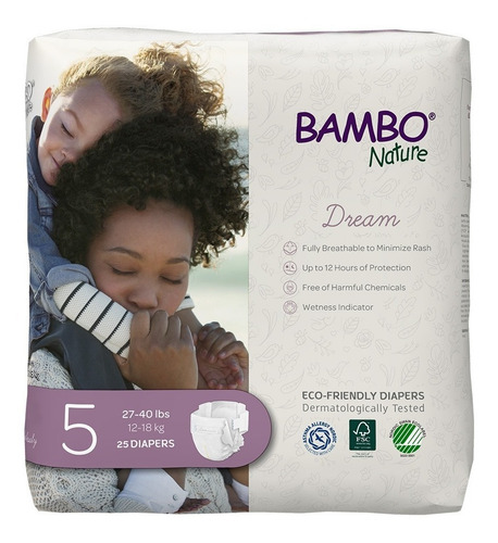 Pañales Bambo Nature Dream 150pz Talla 5 Género Sin género