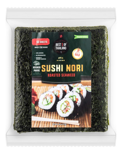 Hojas De Algas Organicas De Sushi Nori De Tailandia, Bolsa D