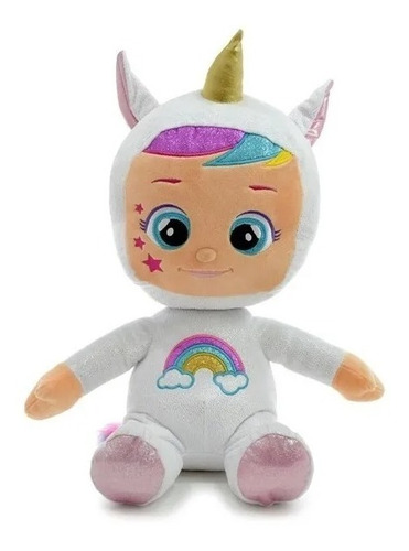 Muñeca Cry Babies Peluche Suave 15 Cm Bebe Llorona En Mca