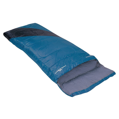 Saco De Dormir Nautika Liberty 4ºc A 10ºc Preto E Azul