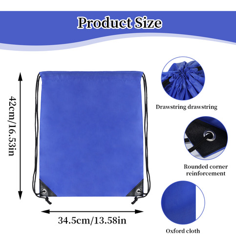 10pzs Morral Bolsas Lona Cuellera Viaje Bolsas Con Cordón