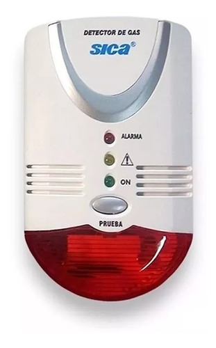 Detector Gas Natural O Envasado 220v Sica 3 Años De Garantia