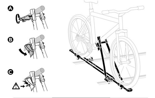 Imagen 4 de 7 de Portabicicletas De Techo Thule Freeride Plata