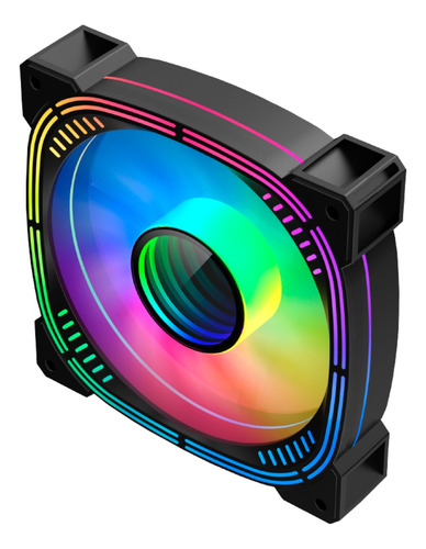 Fan Cooler Ventoinha Led Rgb 12x12 Cpu Gamer Silencioso