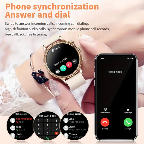 Reloj Inteligente Refinado Para Mujer Smartwatch