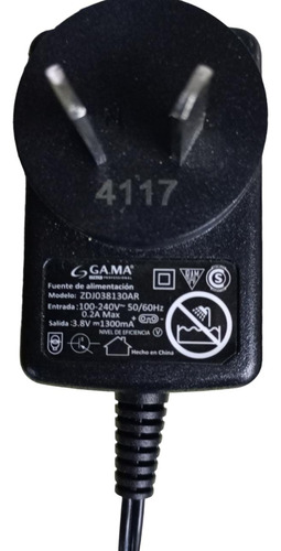 Cargador , Fuente Para Depiladora Marca Gama Gc587