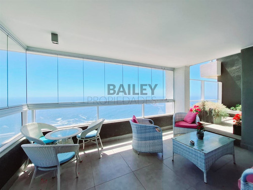 Arriendo Departamento Amoblado De 3 Dorm. En Concón