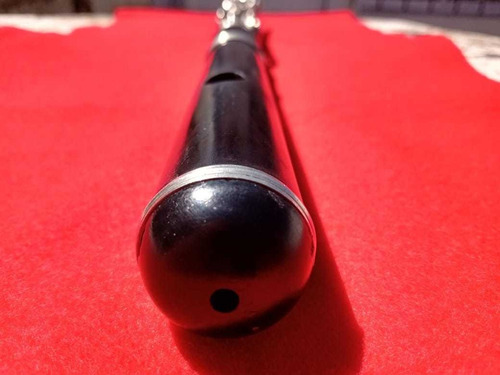Imagen 9 de 9 de Flauta Traversa De Madera Del Siglo Xix Completa Funcional