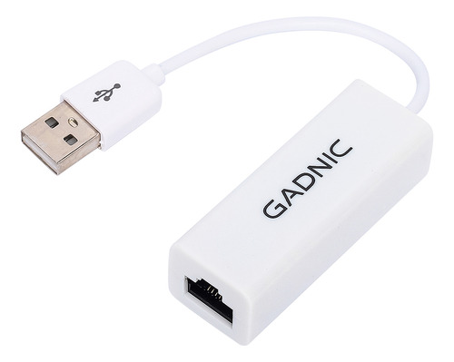 Cable Adaptador Gadnic De Usb A Ethernet Red Lan 100mbps