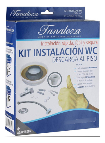 Kit De Instalación Wc Con Adaptador