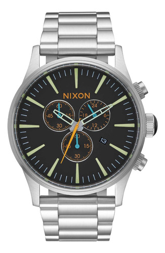 Reloj Nixon Hombre Plateado Sentry Pack A11382592 