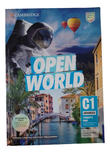 Open World C1 Advanced Studens Book & Workbook Without Ans 